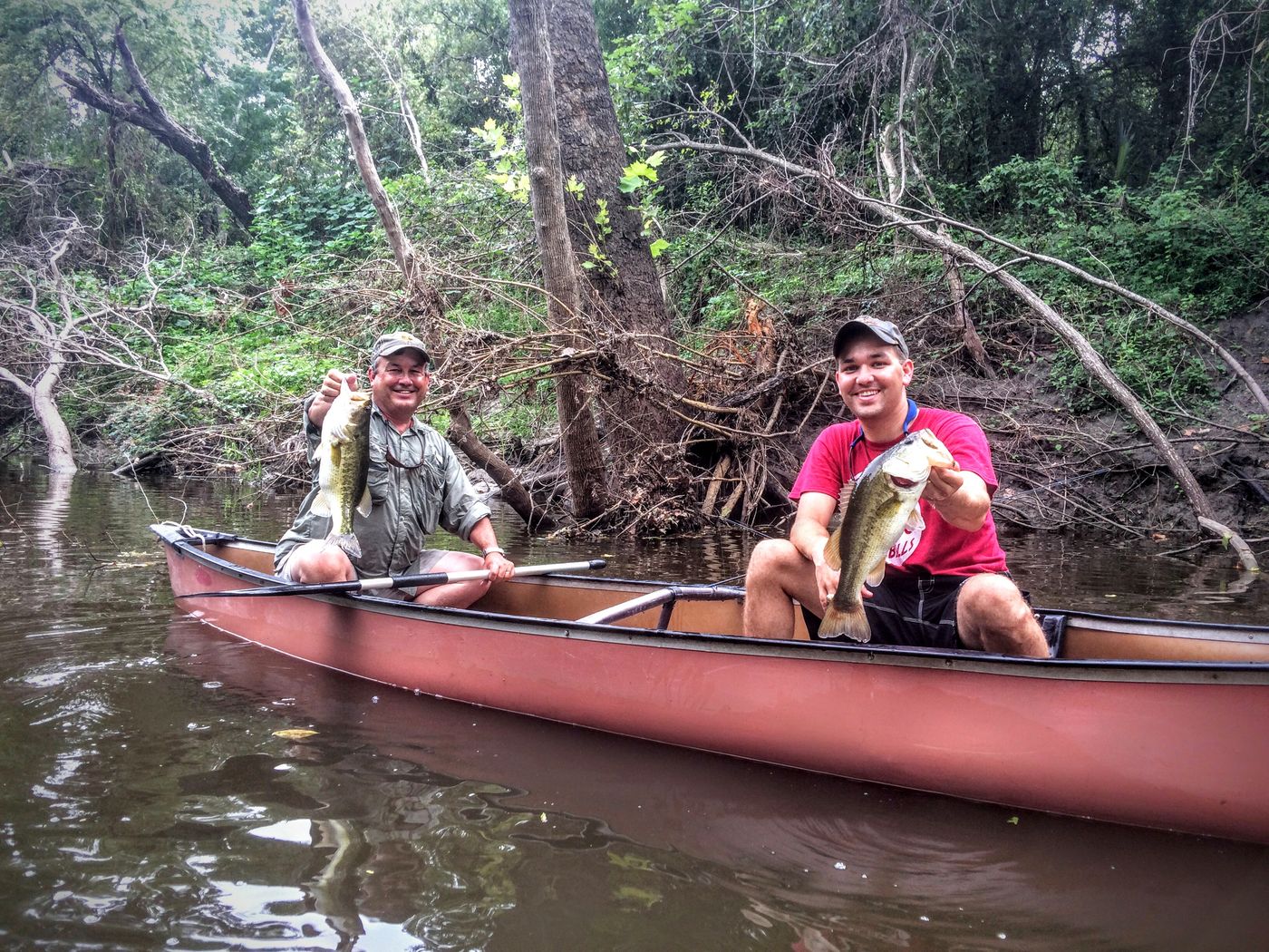 Canoeing the creek