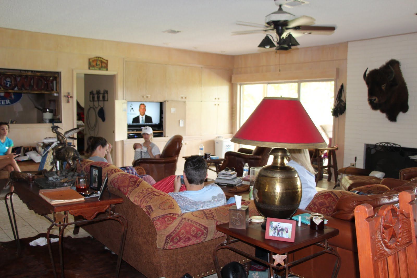 The ranch house living room